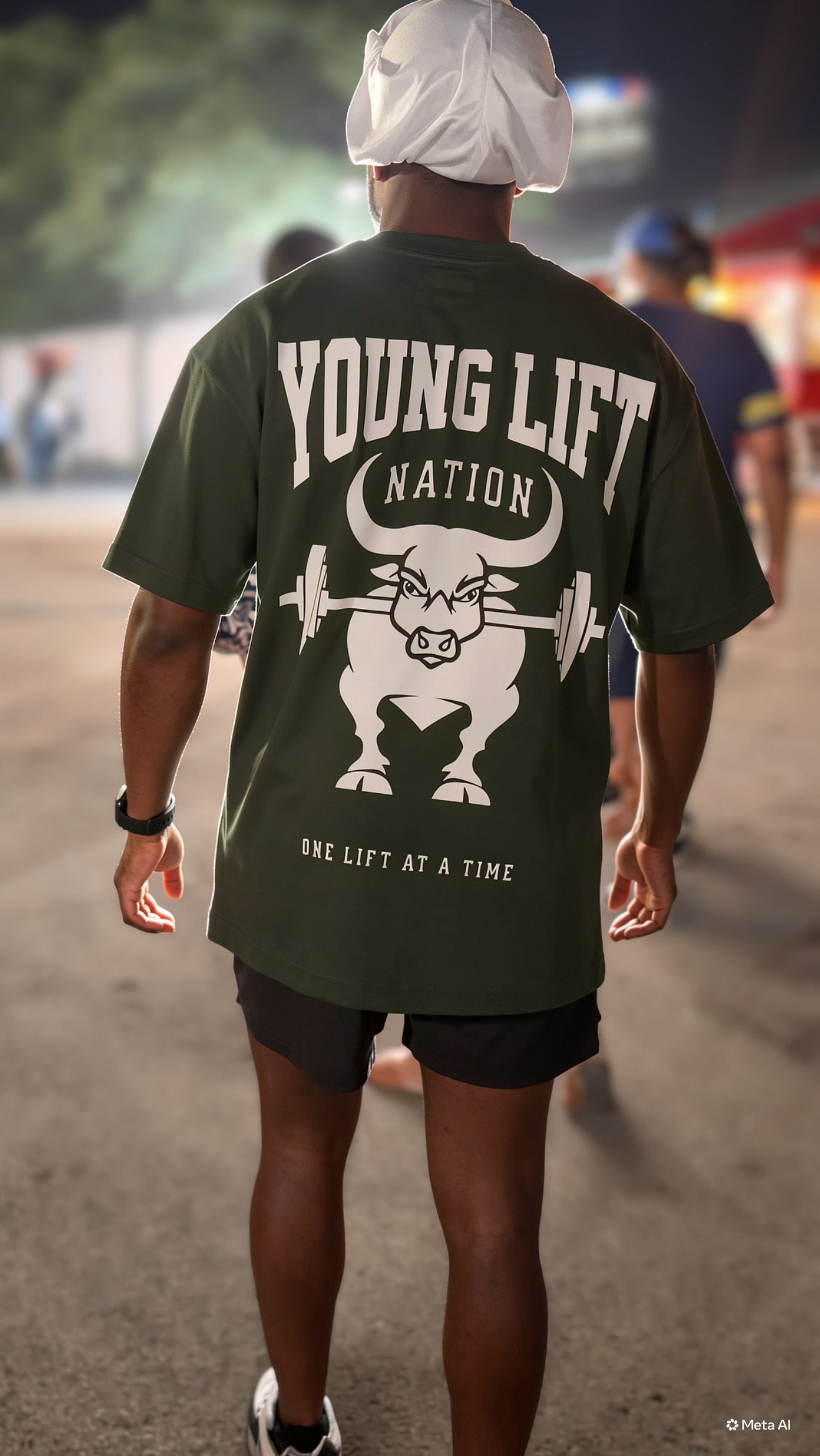 Inner Bull Tee GRN/WHT(Limited Stock)